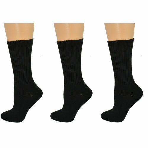 Organic Cotton Crew Socks 3 Pair
