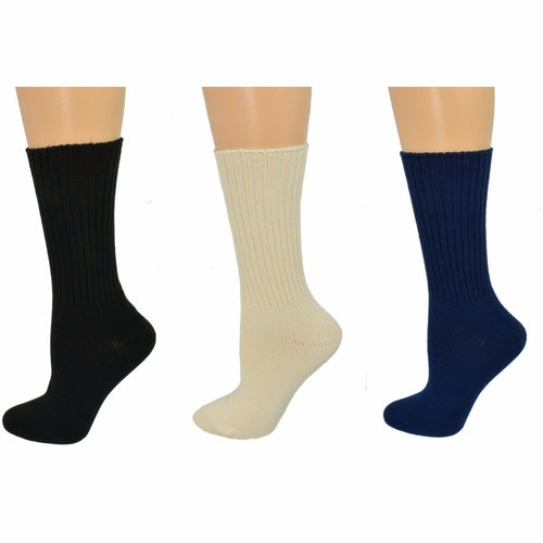 Organic Cotton Crew Socks 3 Pair