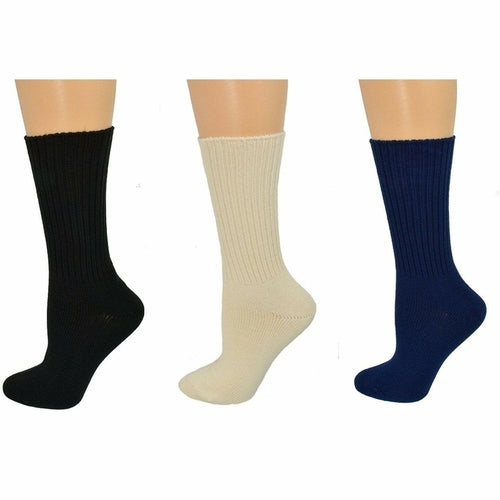 Organic Cotton Crew Socks 3 Pair