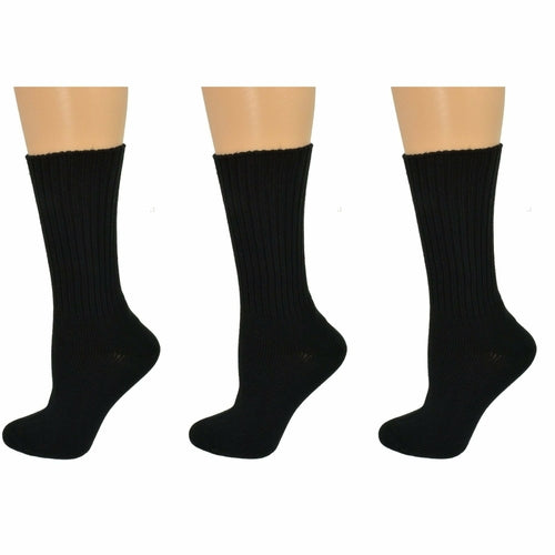 Organic Cotton Crew Socks 3 Pair