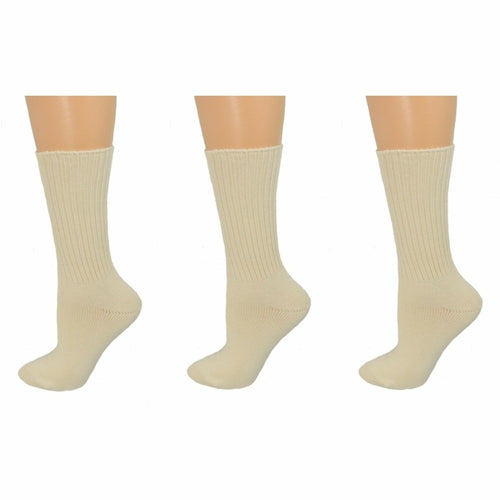Organic Cotton Crew Socks 3 Pair