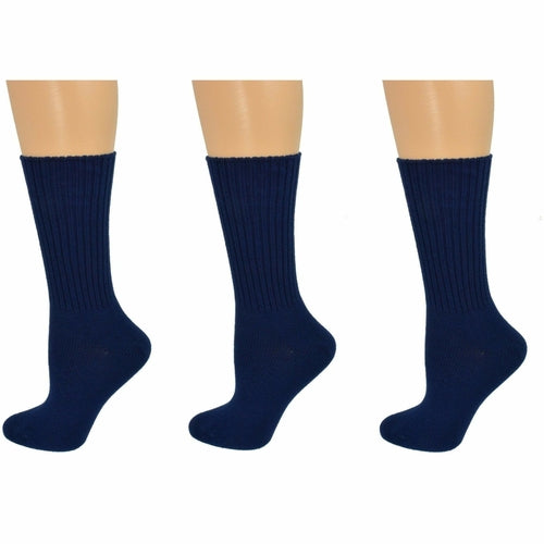 Organic Cotton Crew Socks 3 Pair