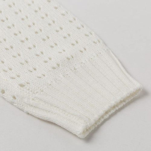knitted hollow out pullover
