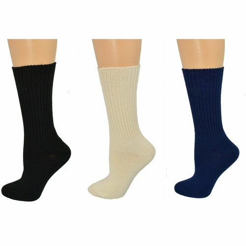 Organic Cotton Crew Socks 3 Pair