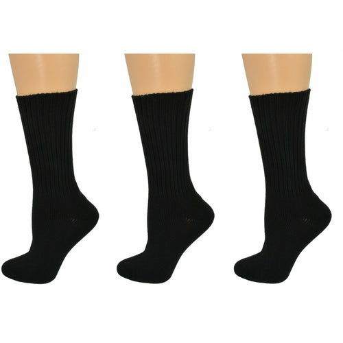 Organic Cotton Crew Socks 3 Pair