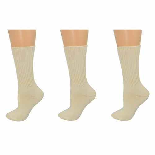 Organic Cotton Crew Socks 3 Pair