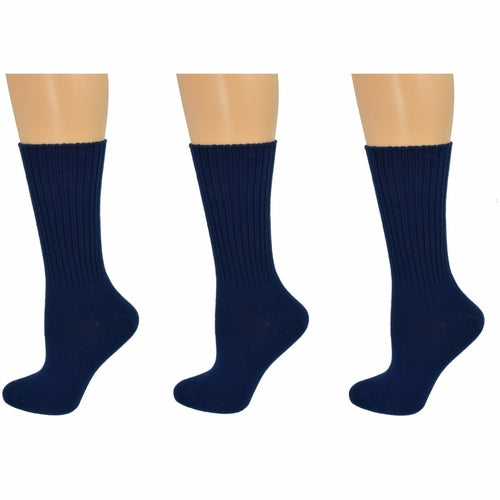 Organic Cotton Crew Socks 3 Pair